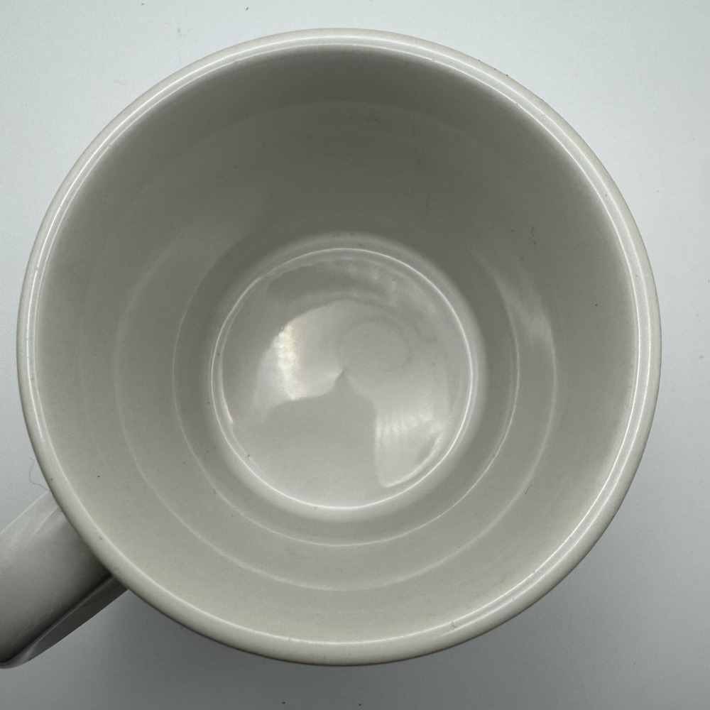 Papel Wyoming Souvenir Coffee Mug White Ceramic Mountain Lake Scene Vintage